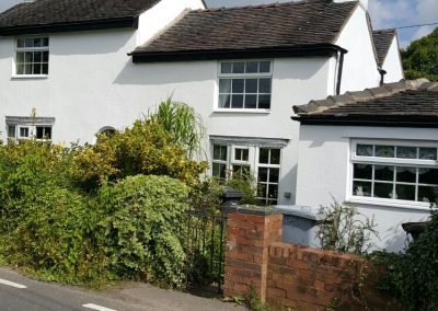 Front of house after treatment