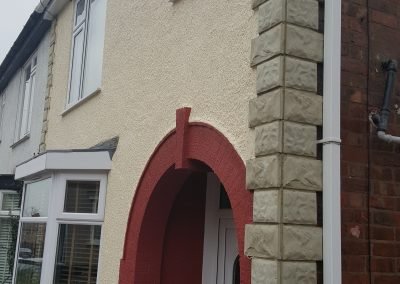 Side and front after application of secoFLEX and secoTHERM - Leicester
